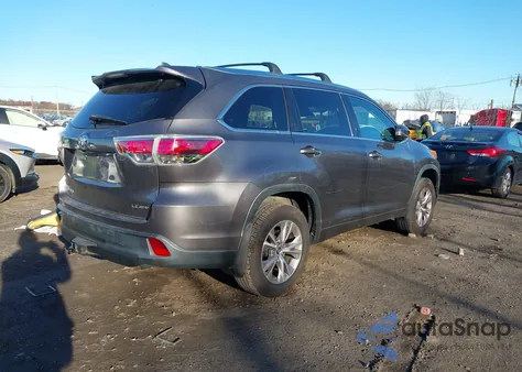 2016 Toyota Highlander Le Plus V6 z USA, uszkodzony, nr VIN 5TDBKRFH2GS251274